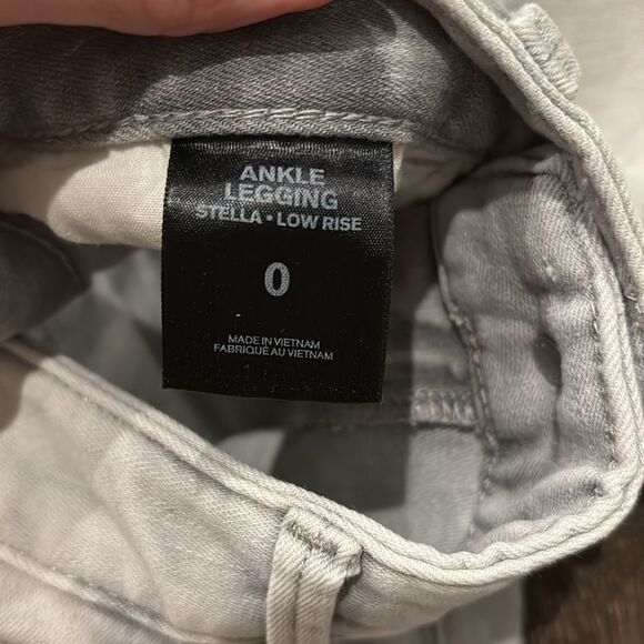 Express Light Gray Skinny Jeans Sz 0 - Picture 5 of 7